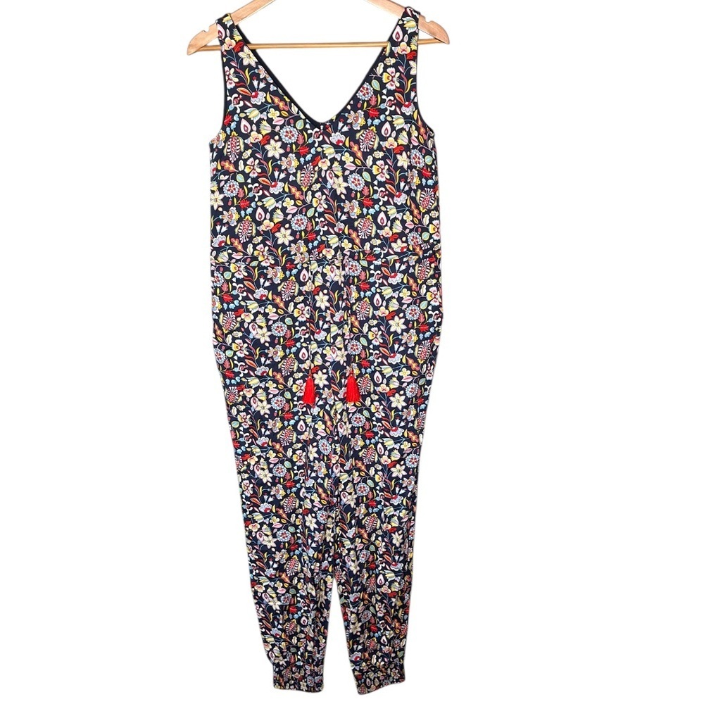 NWT Boden Cecilia Jumpsuit - Navy Floral - Picture 3 of 13